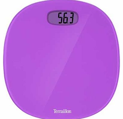 Terraillon Pop 160Kg Glass Scale - Violet