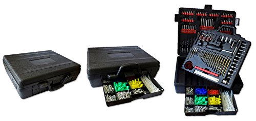 835pcs Combination Drill Bit Set includes - HSS Drill bits, Screwdriver bits and many more, Comes Complete In carry Case