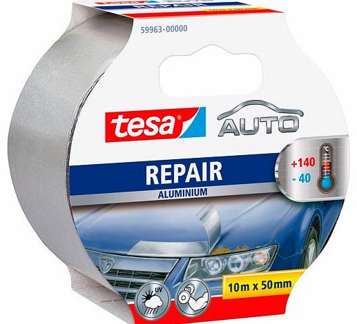 tesa UK tesa 59963 Auto Aluminium Repair Adhesive Tape, 50mm x 10m