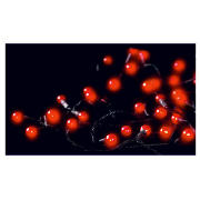 Tesco 100 Low Voltage Red Berry Lights (Outdoor)