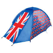 Tesco 2 person dome tent union flag