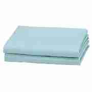 Tesco 4 pack of pillowcase, Aqua