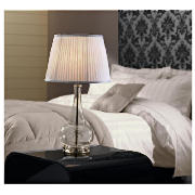 Tesco 5* Hotel Large Glass Base Table Lamp