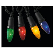 Tesco 80 Low Voltage Coloured Cone Lights