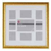 tesco Antique Gold Finish Frame 9 Aperture