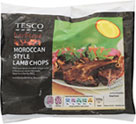 Tesco Barbeque Moroccan Style Lamb Chops (475g)