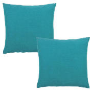 Tesco Basic Cushion Large 50X50Cm Teal Direct Fill