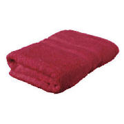 tesco Bath Towel, Red