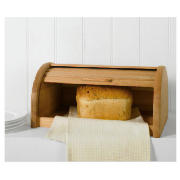 Tesco beech wood bread bin