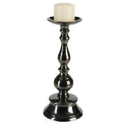Tesco Blackened Nickle Candle Stick 30cm