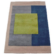 Blocks Rug, Blue & Green 150X240cm