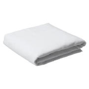 Tesco Brushed Cotton Double Fitted Sheet, White