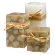 Tesco Candle Garden Set With Square Candle
