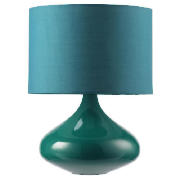 tesco Ceramic Onion Lamp, Teal