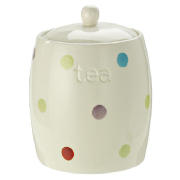 Tesco ceramic tea storage jar Circus