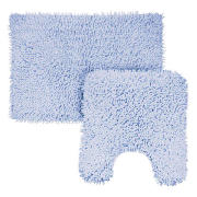 Chenille Bath Mat & Pedestal Mat,