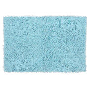 Chenille Bath Mat, Aqua