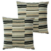 tesco Chenille Block Stripe, Logan, Twinpack