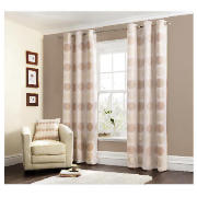 Chenille Circles Lined Eyelet Curtains
