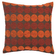 Tesco Chenille Spot Cushion, Red