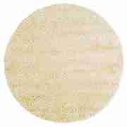 Tesco circle shaggy Cream