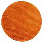 circle shaggy Orange