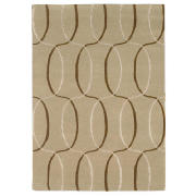 tesco Circles Geometric Rug, Natural 120x170cm