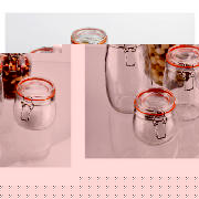 Clip Jar 6 piece Storage Set