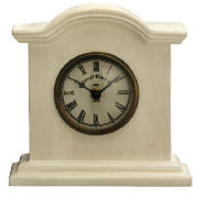 tesco Colonial Mantle Clock Cream