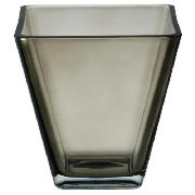 tesco Conical Tank 15cm Vase Grey