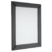 Tesco Contemporary Black Bevelled Mirror 40x50cm