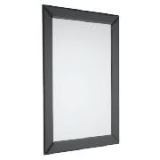 Tesco Contemporary Black Bevelled Mirror 45x64cm