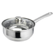 tesco Cook It Stainless Steel Saucepam 18cm