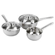 tesco Cook It Stainless Steel Set 3 Piece