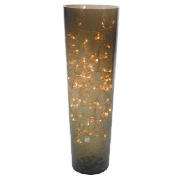 Crackle Glass Vase Lamp Medium