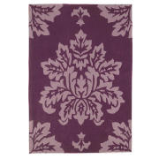 Damask Rug Plum 120x170cm