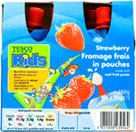 Strawberry Fromage Frais in Pouches