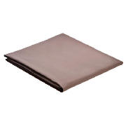 tesco Double Fitted Double Sheet, Dark Natural