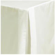 Tesco Double Valance Sheet, Cream