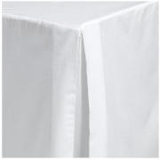 Tesco Double Valance Sheet, White