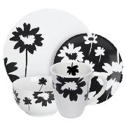 16 piece stoneware dinner set