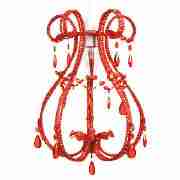 Tesco Ella beaded pendant red