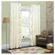 Tesco Embroidered trailling Leaf Lined Eyelet