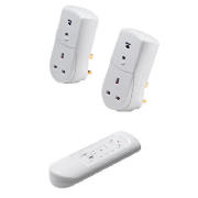 tesco Energy Saving Remote Control Sockets 2 pk