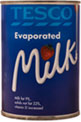 Tesco Evaporated Milk (410g)