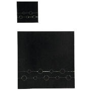 Faux Leather Placemats & Coaster Set, 8 Pack