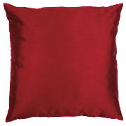 Faux Silk Cushion, Berry