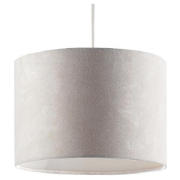 tesco Faux Suede Drum Shade, Cream