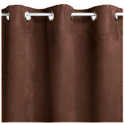 Tesco Faux suede unlined Eyelet Curtains 66X54