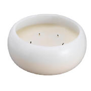 Tesco Five Wick Bowl Candle Ivory
